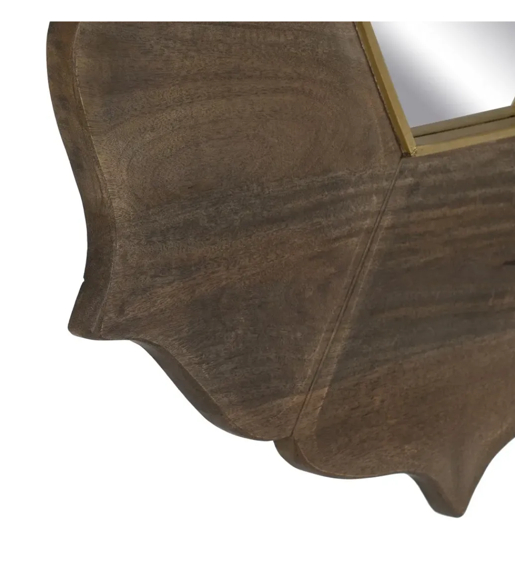 Lustro wiszące RETUNM 90 cm drewno mango*Zona-Design New