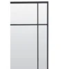 Lustro wiszące RINCON 150 cm czarny matt*L&L Best