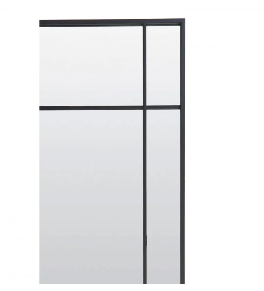 Lustro wiszące RINCON 150 cm czarny matt*L&L Best