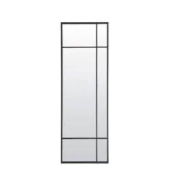 Lustro wiszące RINCON 150 cm czarny matt*L&L Best