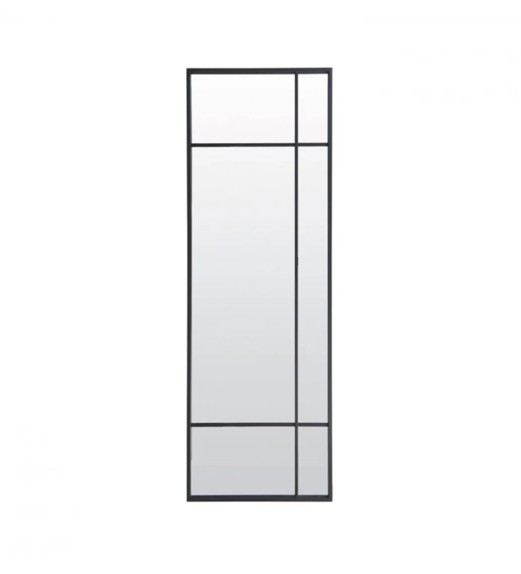 Lustro wiszące RINCON 150 cm czarny matt*L&L Best