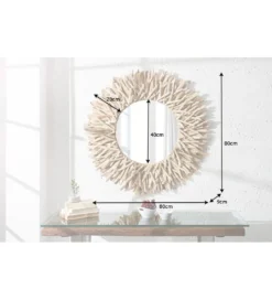 Lustro wiszące Riverside driftwood 80 cm*Invicta Interior - przedsprzedaż New