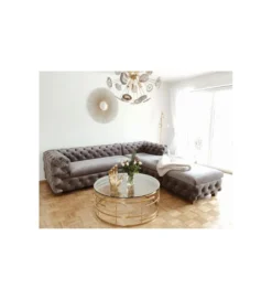 Lustro wiszące Sunbeam 90 cm złote*KARE Sale