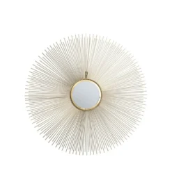 Lustro wiszące Sunbeam 90 cm złote*KARE Sale