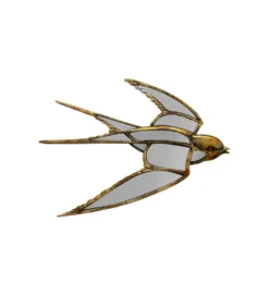 Lustro wiszące SWALLOW 37 x 25 cm antyczne złoto*KARE Discount