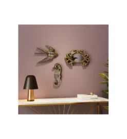 Lustro wiszące SWALLOW 37 x 25 cm antyczne złoto*KARE Discount