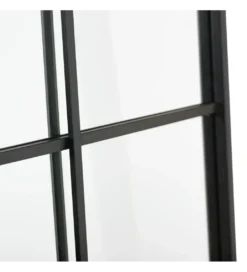 Lustro wiszące SYLAS 180 cm x 90 cm czarne*Zona-Design Clearance