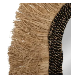 Lustro wiszące TEKSNIMA 90 cm naturalne*Zona-Design Best