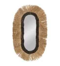 Lustro wiszące TEKSNIMA 90 cm naturalne*Zona-Design Best