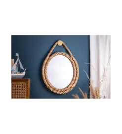 Lustro wiszące TULUZA 45 cm naturlane*Invicta Interior Discount