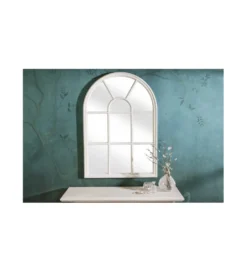 Lustro wiszące WINDOW Castillo 70 cm białe*Invicta Interior Clearance