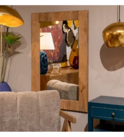 Lustro wiszące ZANMIK 110 cm drewno mango*Zona-Design
