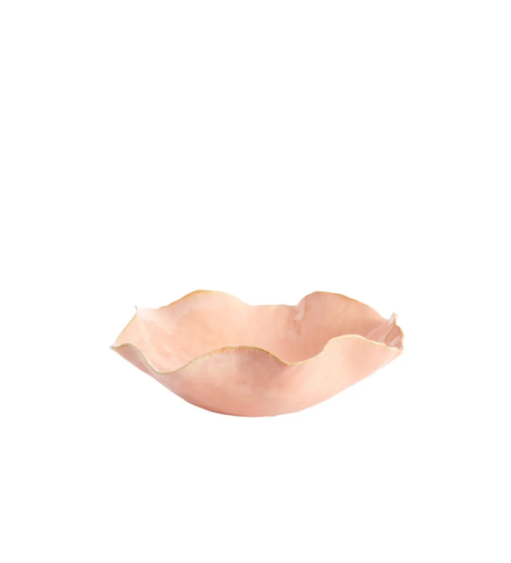Misa BANDA 34 cm ceramika różowa*L&L New