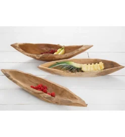 Misa drewniana Natur 60 cm drewno teak*Invicta Interior - przedsprzedaż