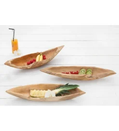 Misa drewniana Natur 60 cm drewno teak*Invicta Interior - przedsprzedaż