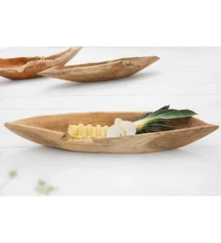 Misa drewniana Natur 60 cm drewno teak*Invicta Interior - przedsprzedaż