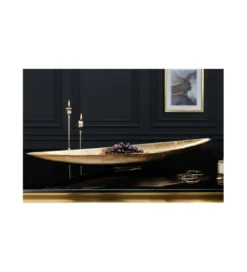 Misa Leaf 80 cm antyczny złoty*Invicta Interior - przedsprzedaż Outlet
