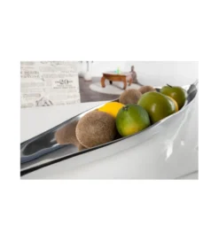 Misa Leaf 80 cm x 15 cm Srebrna*Invicta Interior Outlet