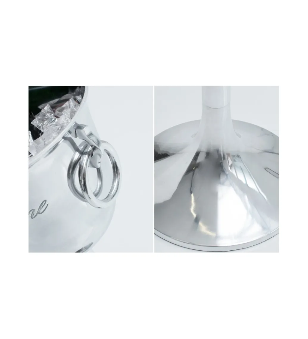 Misa na szampana 75cm srebrna*Invicta Interior Clearance