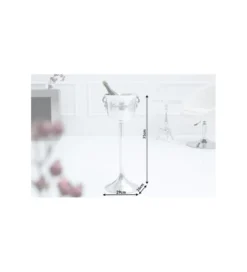 Misa na szampana 75cm srebrna*Invicta Interior Clearance