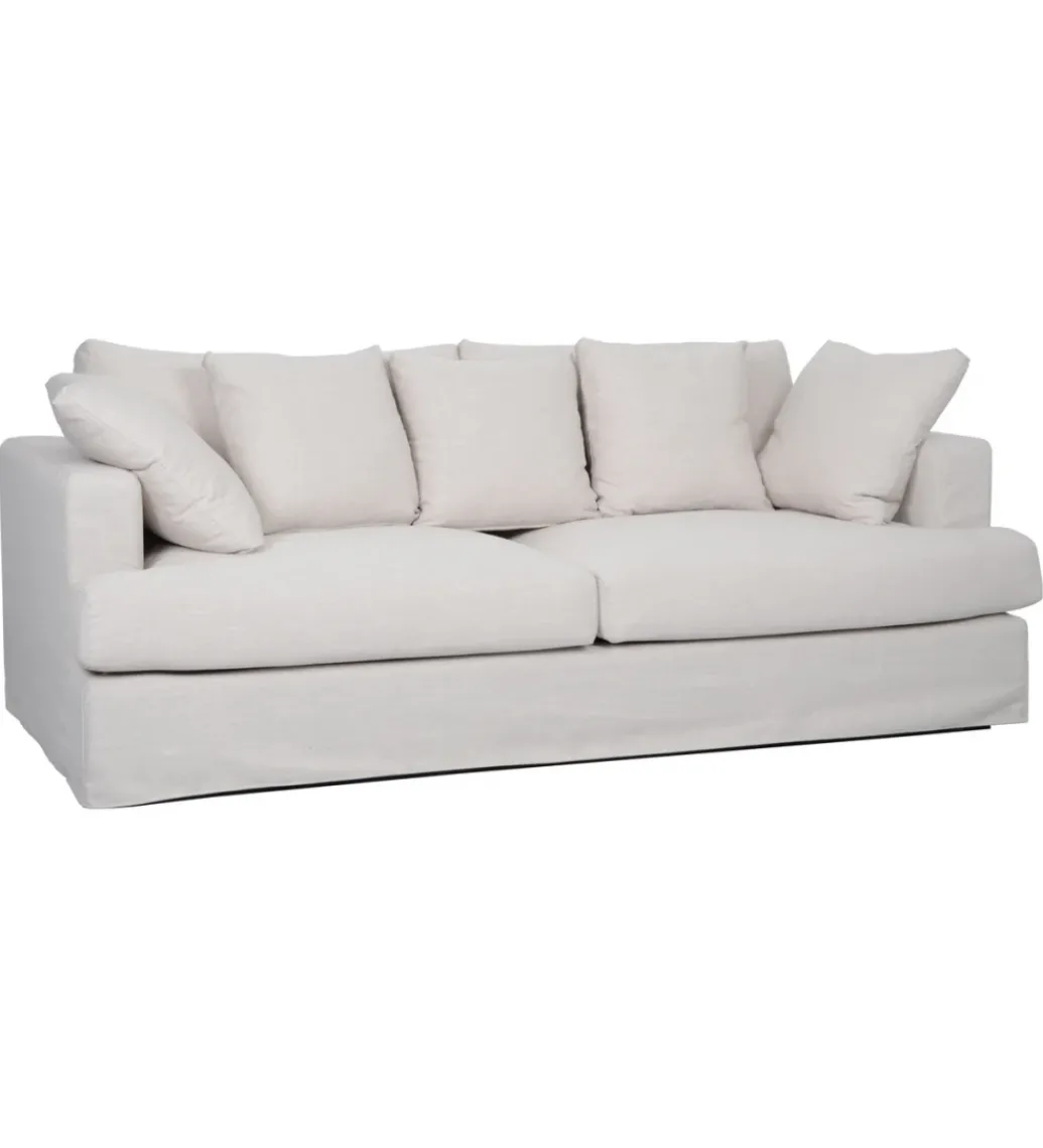 Modułowa sofa KILLIAN 94 cm z podłokietnikiem jasny beż*Invicta Interior Clearance