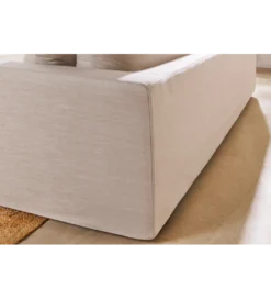 Modułowa sofa KILLIAN 94 cm z podłokietnikiem jasny beż*Invicta Interior Clearance