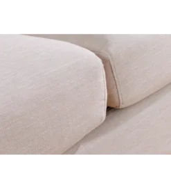 Modułowa sofa KILLIAN 94 cm z podłokietnikiem jasny beż*Invicta Interior Clearance