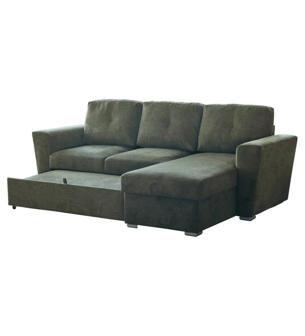 Narożnik APARTMENT 245 cm z funkcją spania zielony*Invicta Interior Outlet