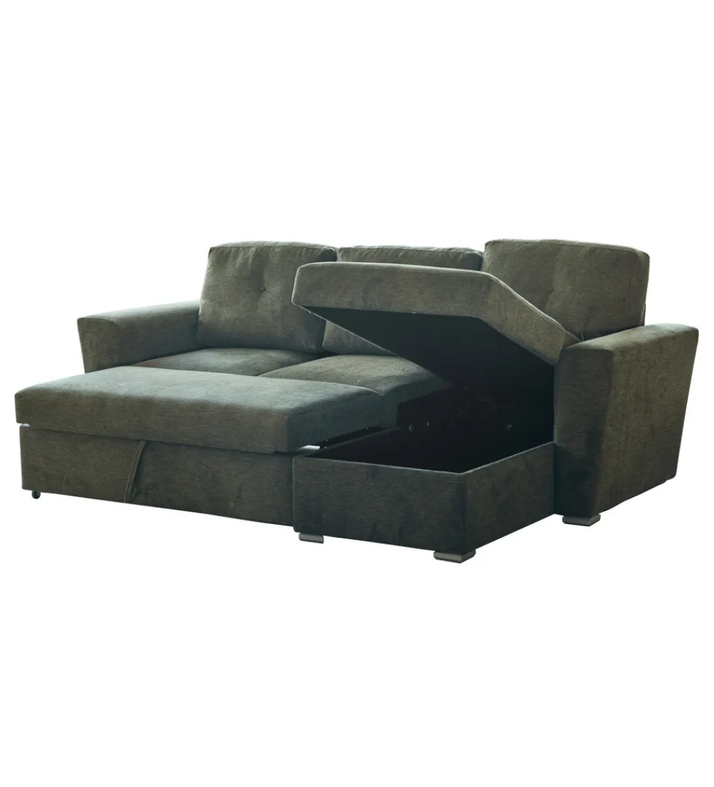 Narożnik APARTMENT 245 cm z funkcją spania zielony*Invicta Interior Outlet