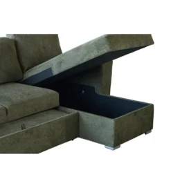 Narożnik APARTMENT 245 cm z funkcją spania zielony*Invicta Interior Outlet