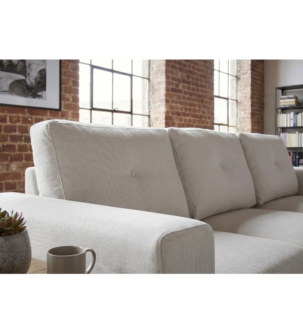 Narożnik APARTMENT 245 cm z funkcją spania beżowy*Invicta Interior Hot