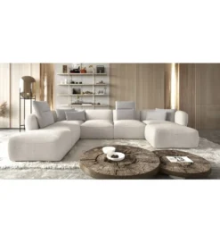 Narożnik BAHAMA Candelo XL 382 Cm Z Ottomaną Otwartą 190 Cm*Wersal New