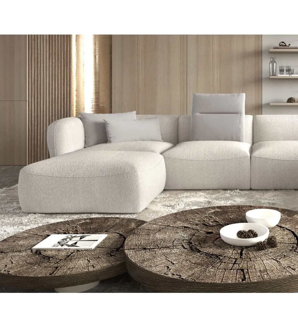 Narożnik BAHAMA Candelo XL 372 cm z ottomaną otwartą 172 cm*Wersal Outlet