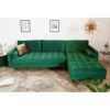 Narożnik CANIS velvet  260 cm ciemnozielony*Invicta Interior Clearance