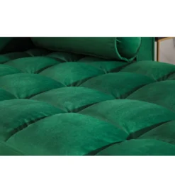 Narożnik CANIS velvet 260 cm ciemnozielony*Invicta Interior Clearance