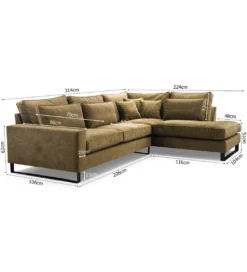 Narożnik CORTINO 314 cm*Kmeble Outlet