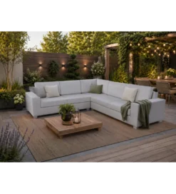 Narożnik ogrodowy IONO 253 cm jasnoszara*Zona-Design New