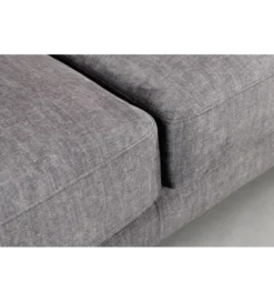 Narożnik prawostronny MANHATTAN 295 cm z pufem aksamit ciemnoszary*Invicta Interior New