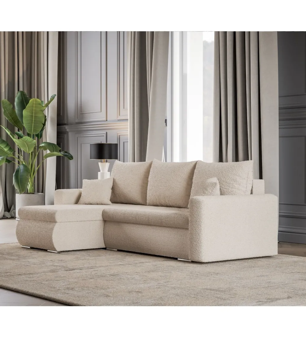 Narożnik rozkładany BERNO 238 cm z funkcją spania*ZDDESIGN