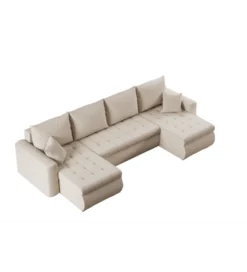 Narożnik rozkładany BERNO U 302 cm z funkcją spania*ZDDESIGN Clearance