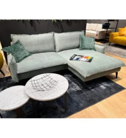 Narożnik rozkładany GLOSSY 226 cm z funkcją spania*Wersal New