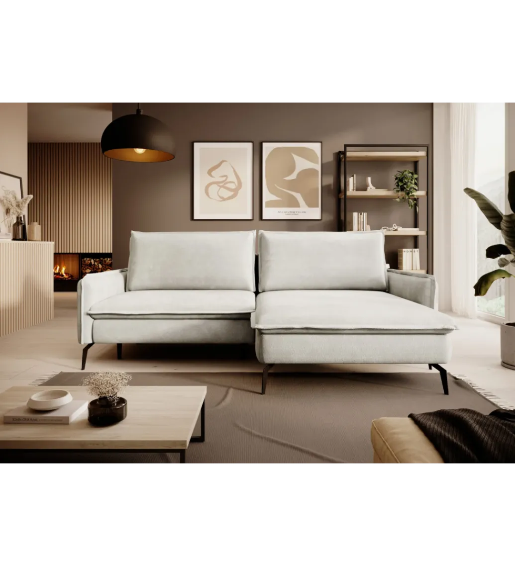 Narożnik rozkładany GLOSSY 226 cm z funkcją spania*Wersal New