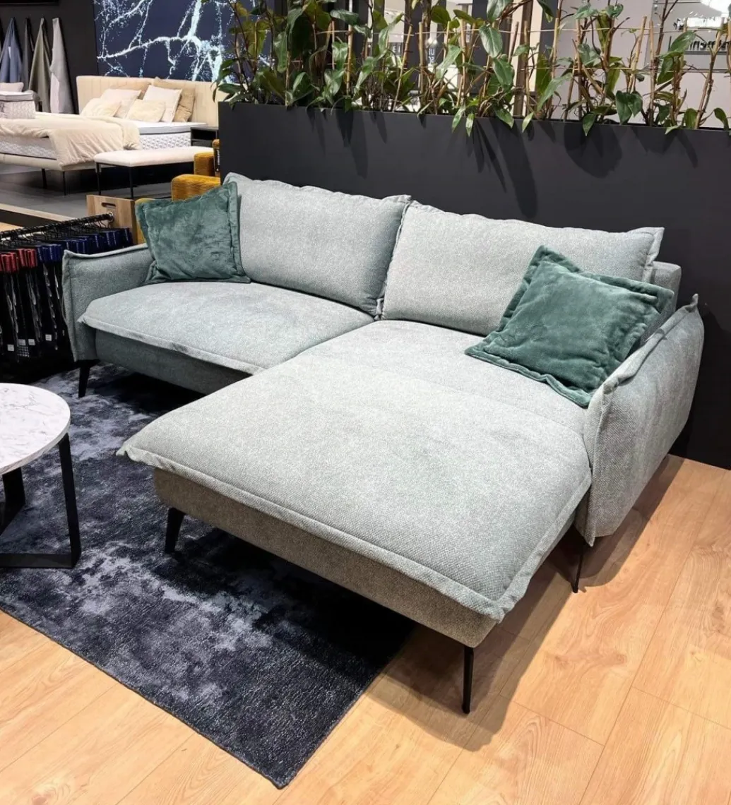 Narożnik rozkładany GLOSSY 226 cm z funkcją spania*Wersal New