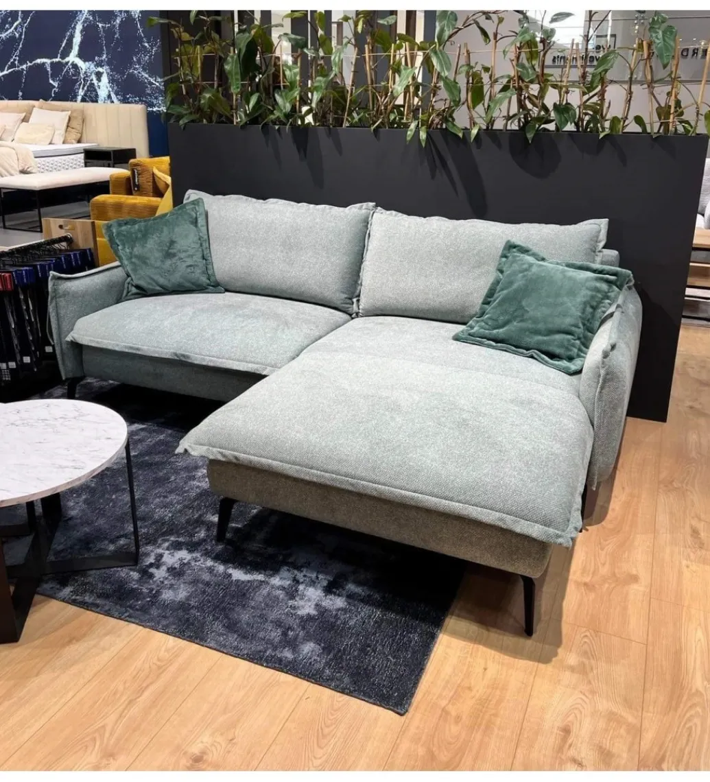Narożnik rozkładany GLOSSY 226 cm z funkcją spania*Wersal New