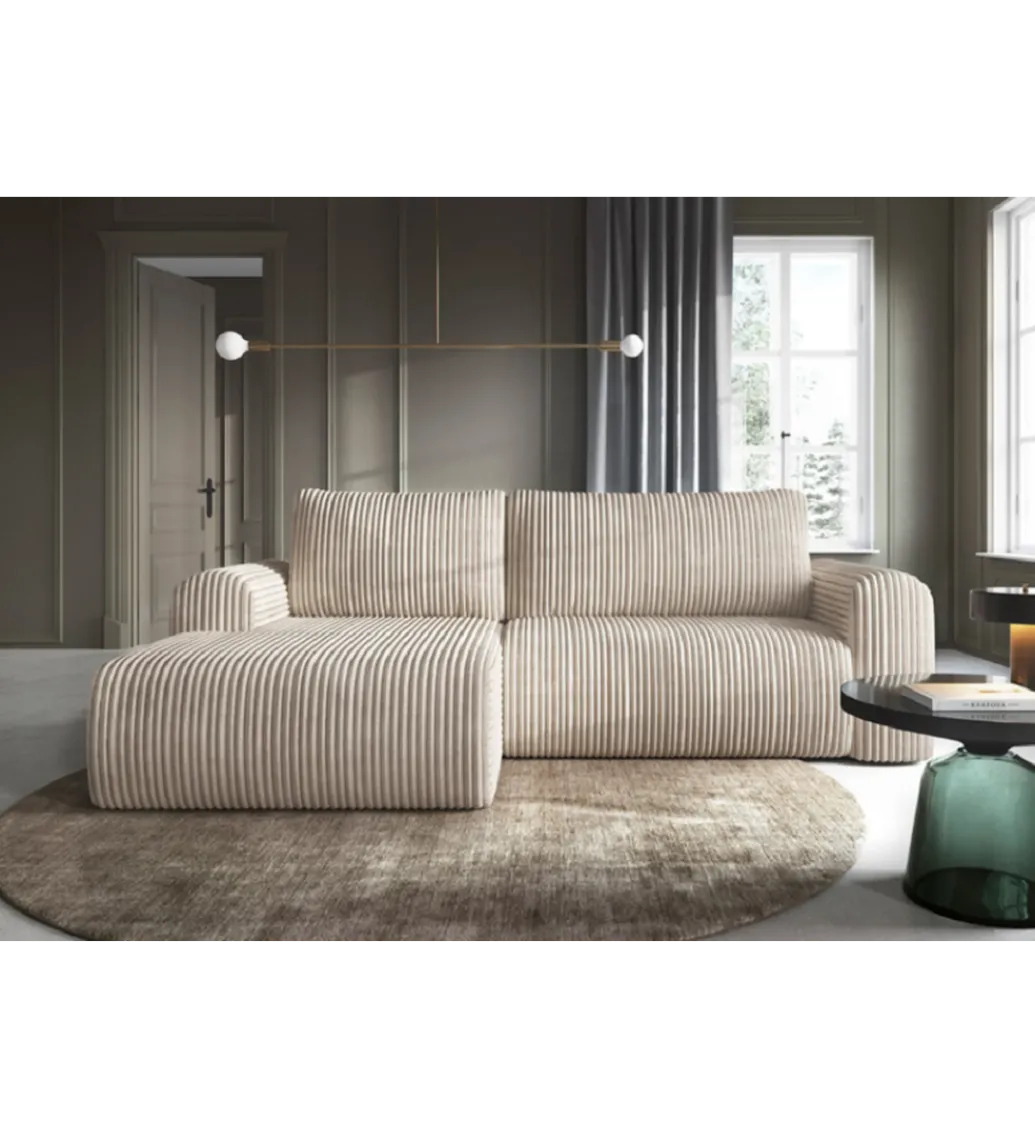 Narożnik rozkładany KIOTO 245 cm z funkcją spania*ZDDESIGN Sale