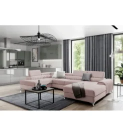 Narożnik rozkładany LACANTE 354 cm z funkcją spania*ELTAP Discount