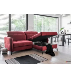 Narożnik rozkładany LORELLE 225 cm z funkcją spania*ELTAP Discount