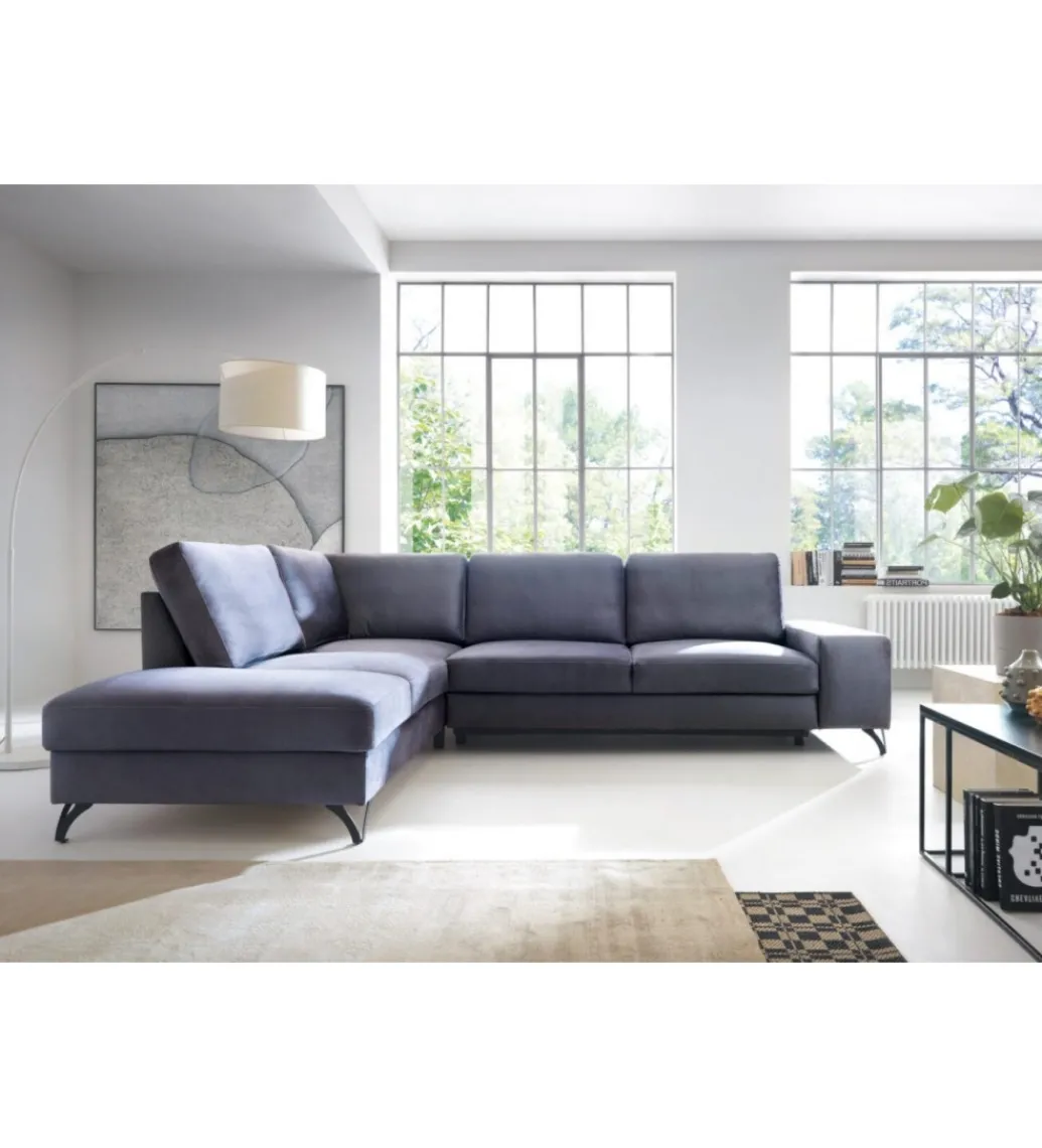 Narożnik rozkładany MAKO Flavio MINI L 255 cm z funkcją spania*Comforteo Outlet