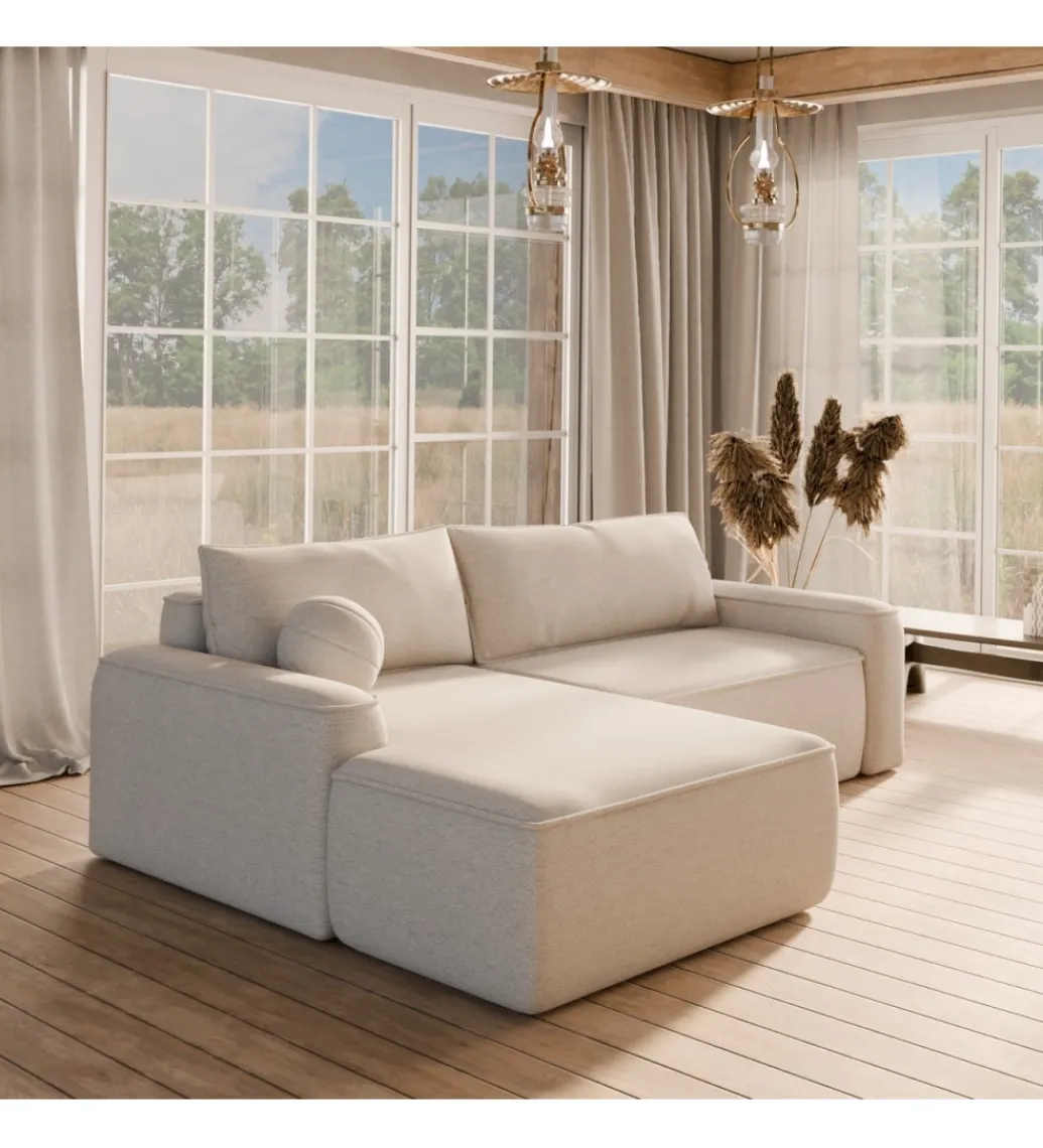 Narożnik rozkładany OWEMBRO 245 cm z funkcją spania*GZDDesign