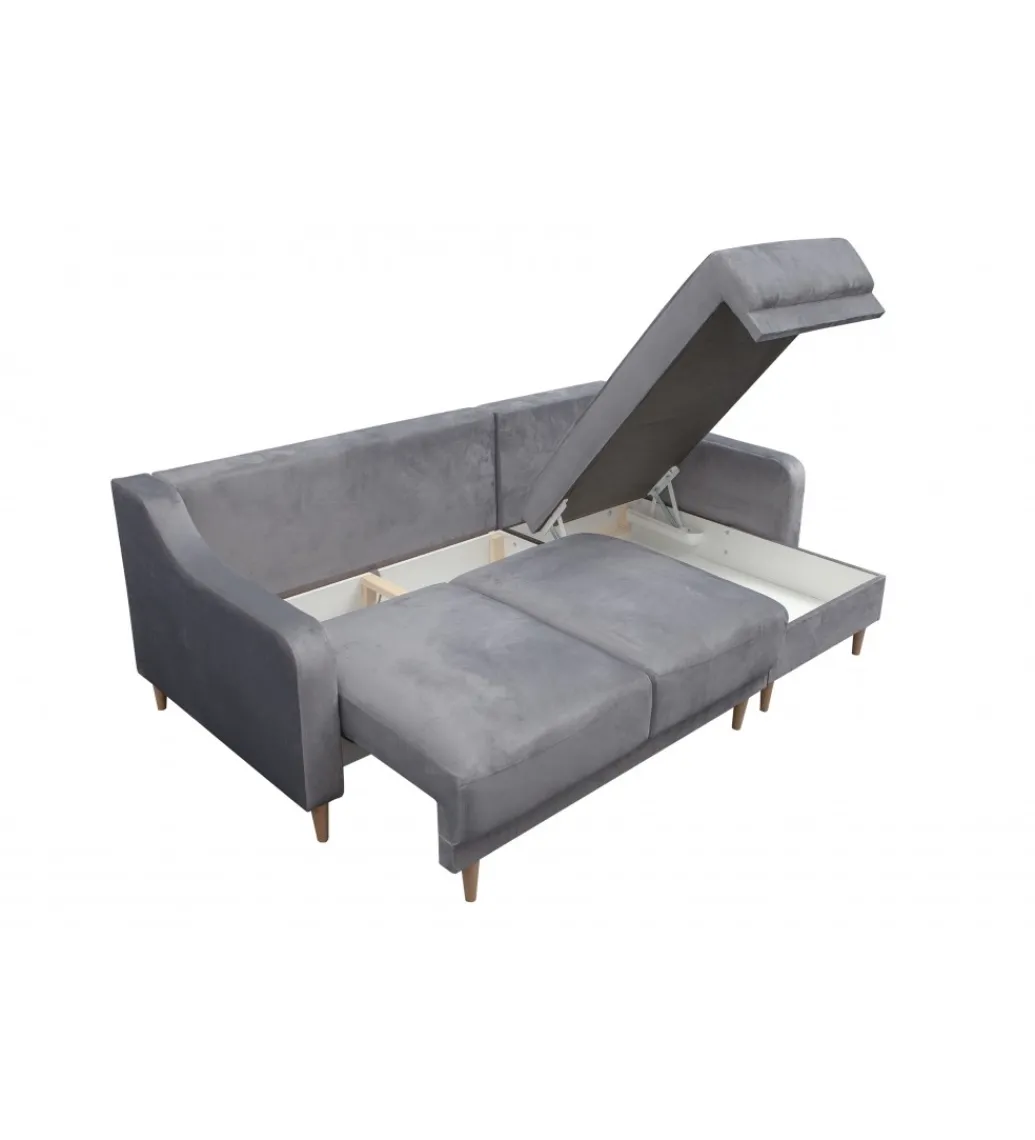 Narożnik rozkładany SOLANO 232 cm z funkcją spania*MEB-K Polski Design Sale